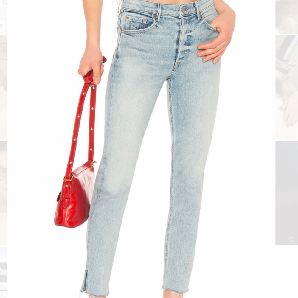 GRLFRND Light Blue Skinny Jeans